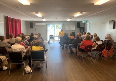 Meeting with the Grand Bank 50+ Club