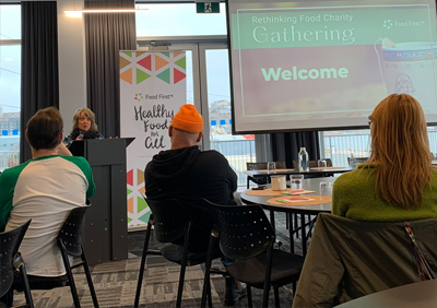 Rethinking Food Charity: A Community Conversation Gathering, hosted by Food First NL