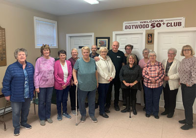 Meeting with seniors in Botwood