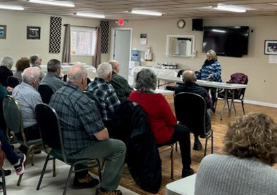 Meeting with seniors in Hillview