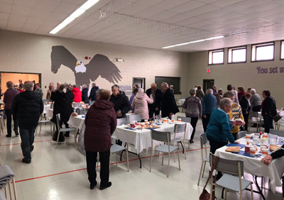 Meeting with seniors in Lewisporte