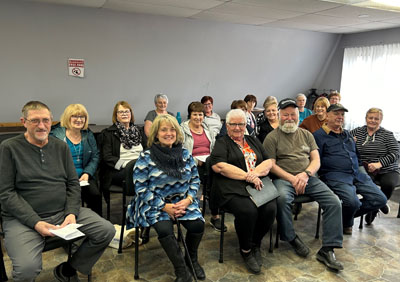 Meeting with seniors in Lamaline