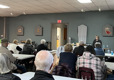 Meeting with seniors in South River