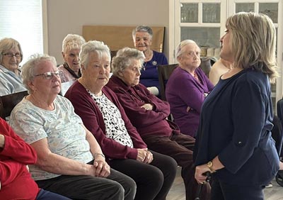 Meeting with the seniors at Alderwood Estates (May 8)