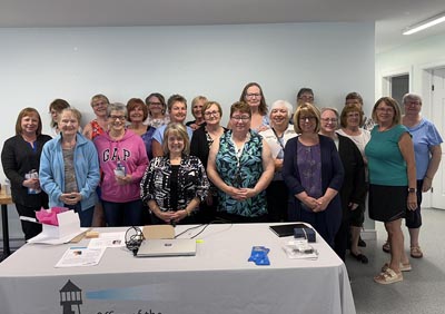 Meeting with the seniors in Benoit's Cove (June 3)